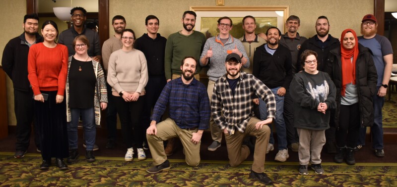 Charter members of Village Toastmasters Club